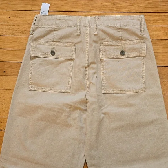 NWT, GAP, Baggy Utility Canvas Pants, Bedrock, Men's 30x32